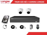 Combo bộ kit Longse 2 mắt dome nhựa 1080P-LITE thumbnail
