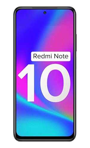 Redmi Note 10 (Shadow Black, 6GB RAM, 128GB Storage) - Super Amoled Display | 48MP Sony Sensor IMX582 | Snapdragon 678 Processor