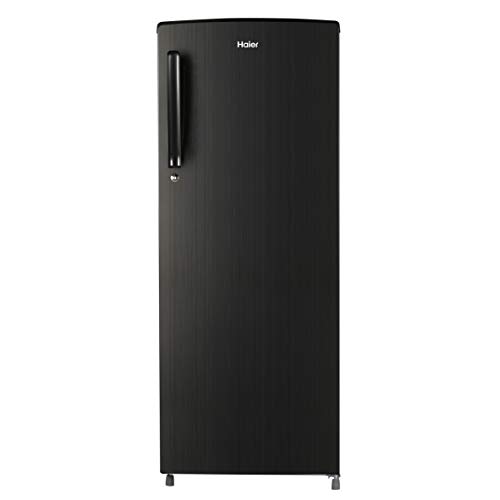 Haier 242 L 3Star Inverter Direct-Cool Single Door Refrigerator (HED-24TKS, Black Brushline)