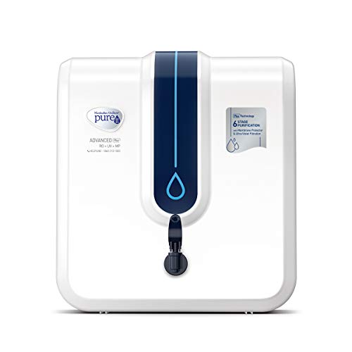 HUL Pureit Advanced Plus RO + UV + MP 6 stage Table Top/Wall Mountable White & Blue 5 litres Water Purifier