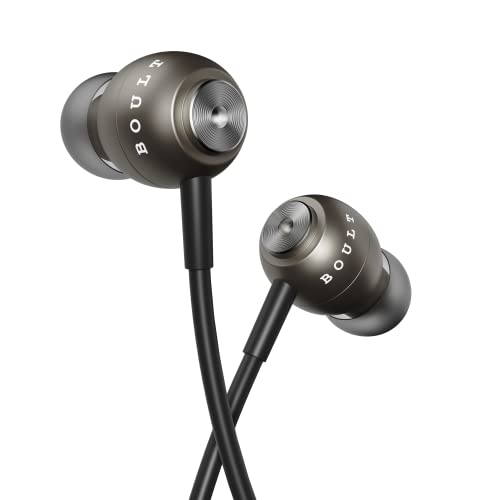 Boult Audio BassBuds Storm-X in-Ear Wired Earphones with Mic and Full Metal...