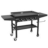 Blackstone 36 Inch Gas Griddle Cooking Station 4 Burner Flat Top Gas Grill Propane Fuelled...