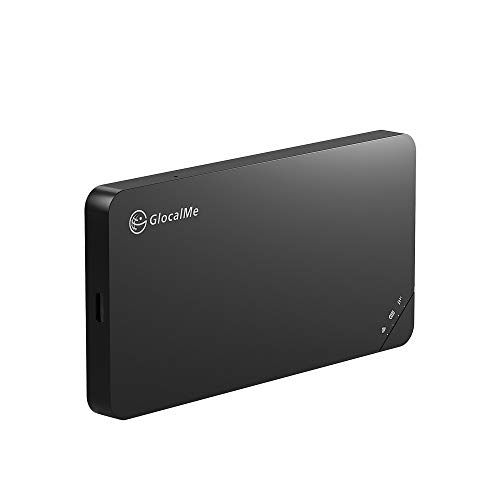 GlocalMe U3 Mobile Hotspot,Wireless Portable WiFi for Travel in 140+ Countries,No SIM Card Needed,Smart Local Network Auto-Selection,High Speed WiFi with US 8GB & Global 1GB Data, Pocket WiFi (Black)
