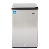 Whynter CUF-112SS CUF-210SS Mini, 2.1 Cubic Foot Energy Star Rated Small Upright Freezer with Lock,...