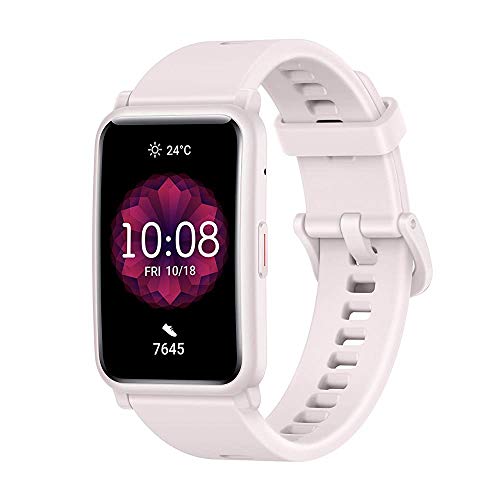 (Renewed) Honor Watch ES (Pink, 4.16cm (1.64"") AMOLED Touch Display) 95 Workout Modes, Automatic Workout Recognition, 12 Animated Workout Courses, Fast Charge, SpO2, Stress, Sleep Monitor, Watch Face Store