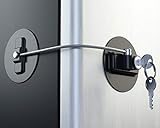 MUIN Serrure de réfrigérateur haute sécurité avec clé - Serrure de porte de mini réfrigérateur pour...