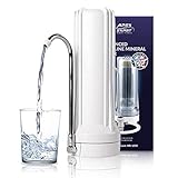 APEX MR-1050 Countertop Water Filter, 5 Stage Mineral pH Alkaline Water Filter, Easy Install Faucet...