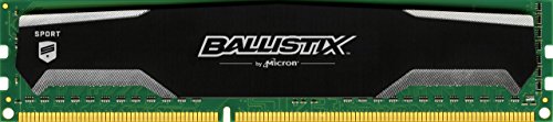 Ballistix Sport 8GB Single DDR3 1600 MT/s (PC3-12800) UDIMM 240-Pin Memory -...