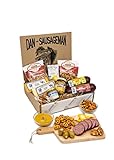 Dan the Sausageman's Sounder Gourmet Gift Box -Featuring Smoked Summer Sausage and Wisconsin Cheeses...