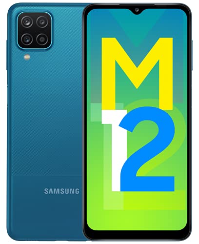 Samsung Galaxy M12 (Blue,6GB RAM, 128GB Storage) 6 Months Free Screen Replacement...