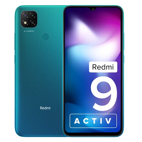 Redmi 9 Activ (Coral Green, 4GB RAM, 64GB Storage)