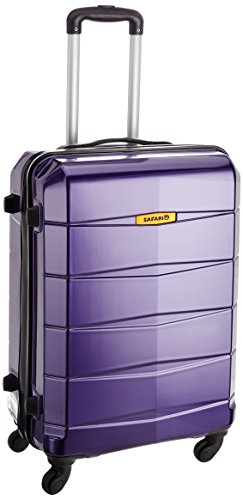Safari Re-Gloss Polycarbonate 55 cms Dark Purple Carry-Ons (NEW-Re-Gloss-55-Purple-4WH)