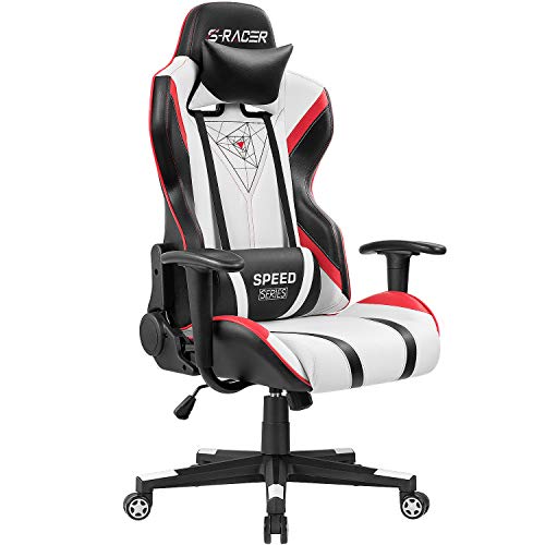 Homall Gaming Chair Racing Office High Back PU Leather Chair Computer Desk Chair...