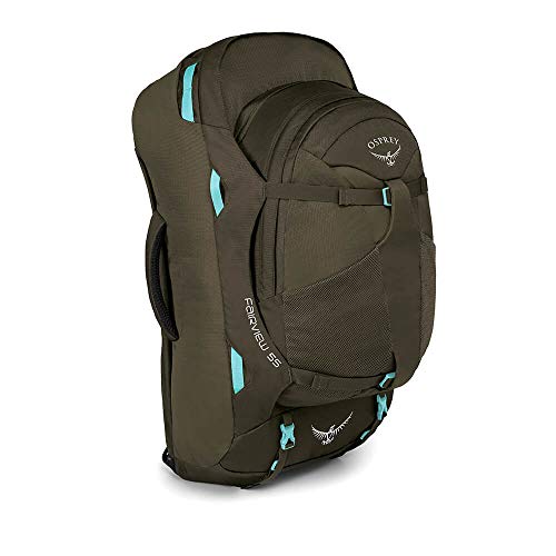 Osprey Packs Fairview 55 Travel Backpack, Misty Grey, Small/Medium
