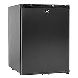 Smad Mini Fridge with Lock Compact Refrigerator for Dorm Office Bedroom No Noise,12V/110V,1.0 Cubic...
