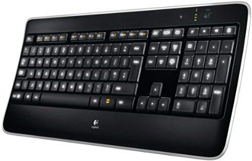 Logitech K800 Keyboard, German Wireless Illuminated, TA000105 (Wireless...