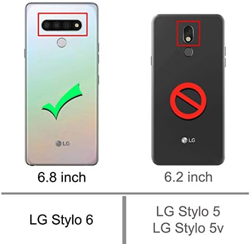 Osophter for LG Stylo 6 Case,LG K71 Case Shock-Absorption Flexible TPU Rubber Protective Cell Phone Cover for LG Stylo 6(Black)