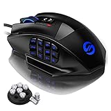 UtechSmart Venus Gaming Mouse RGB Wired, 16400 DPI High Precision Laser...