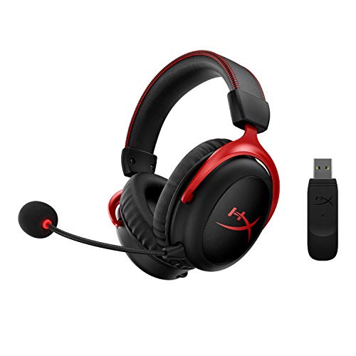 HyperX Cloud II Wireless - Gaming Headset for PC, PS4/PS5, Nintendo Switch, Long...