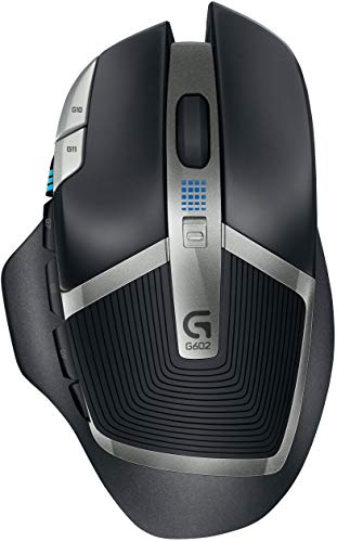 Logitech G602 Lag-Free Wireless Gaming Mouse – 11 Programmable Buttons, Upto...