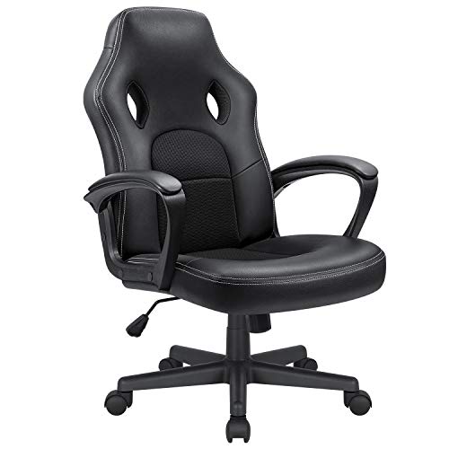 KaiMeng Office Gaming Chair High Back Leather Computer Chairs Ergonomic Height...