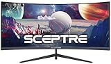 Sceptre 30-inch Curved Gaming Monitor 21:9 2560x1080 Ultra Wide Ultra Slim HDMI...