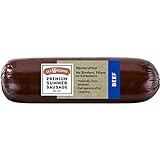 Old Wisconsin Premium Summer Sausage, 100% Natural Meat, Charcuterie, Ready to Eat, High Protein,...