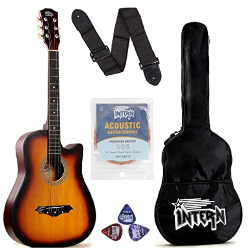 Intern INT-38C Acoustic Guitar Kit, Sunburst