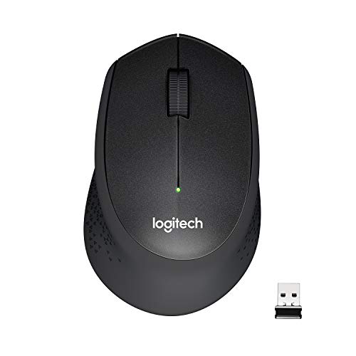 Logitech M330 Silent Plus Wireless Mouse, 2.4 GHz with USB Nano Receiver, 1000...