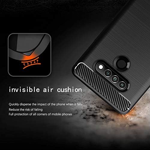 Osophter for LG Stylo 6 Case,LG K71 Case Shock-Absorption Flexible TPU Rubber Protective Cell Phone Cover for LG Stylo 6(Black)