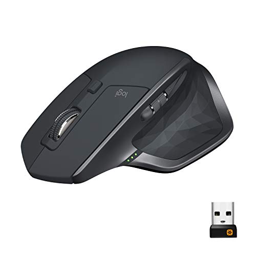 Logitech MX Master 2S Wireless Mouse – Use on Any Surface, Hyper-Fast...