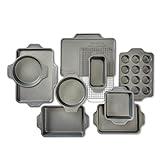 All-Clad Pro-Release Nonstick Bakeware Set 10 Piece Oven Safe 450F Half Sheet, Cookie Sheet, Muffin...