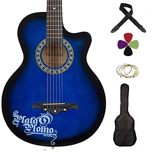 Jixing JXNG 6 Strings Acoustic Guitars(Black)