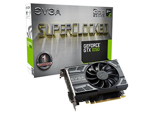EVGA GeForce GTX 1050 SC Gaming, 3GB GDDR5, DX12 OSD Support (PXOC) Graphics...