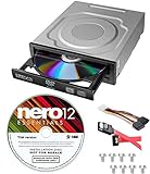 Lite-On 24X SATA Internal DVD+/-RW Drive Optical Drive IHAS124-14 + Nero 12...