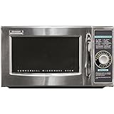 Sharp R-21LCFS Medium-Duty Commercial Microwave Oven with Dial Timer, Stainless Steel, 1000-Watts,...