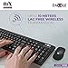 FLiX (Beetel) Zaggle 2.4Ghz Wireless Keybord and Mouse Combo with Nano reciver,...