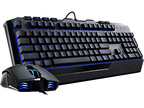 Cooler Master Devastator II - Blue LED Gaming Keyboard & Mouse Combo Bundle...