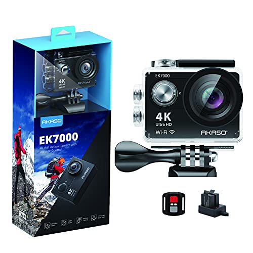 AKASO EK7000 4K30FPS Action Camera Ultra HD Underwater Camera 170 Degree Wide Angle 98FT Waterproof Camera