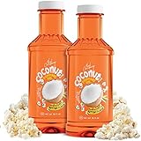 Coconut Popcorn Popping and Topping Oil Soy Blend with Authentic Theater Butter Flavor - Pop Corn...