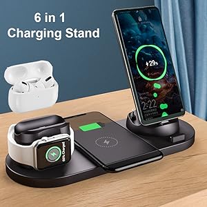 6 in 1 charging stand