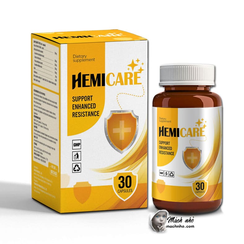 Hemicare tăng cường sức đề kháng bồi bổ sức khỏe