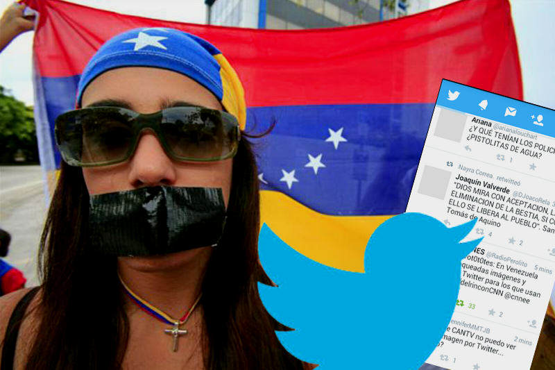 censura en venezuela sin twitter