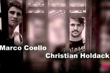 Marco Coello y Christian Holdack, los jóvenes que serán juzgados junto Leopoldo López
