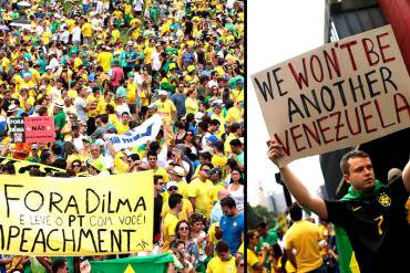 ¡BRASIL LO TIENE CLARO! Millones salieron a la calle para mostrar rechazo a Dilma Rousseff