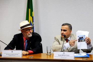 ¡LA BOTÓ DE JONRÓN! En visita a Brasil William Saab llamó «cobardes» a senadores brasileños