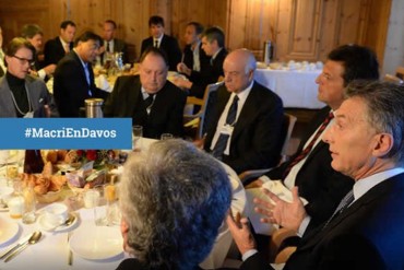 ¡A MADURO NO LE GUSTA ESTO! El presidente de Argentina se reunió con Lorenzo Mendoza en Davos