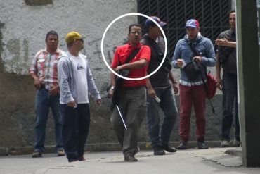 ¡AQUÍ ESTÁ! Identificado otro de los colectivos agresores de periodistas en el centro de Caracas