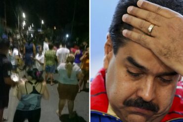 ¡MEJOR IMPOSIBLE! El momento justo en que Maduro echa a correr tras ser caceroleado en Villa Rosa