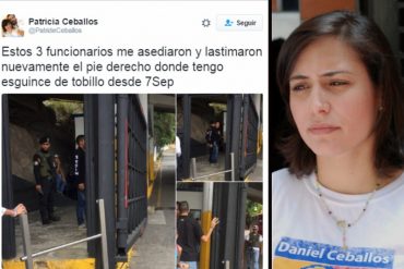 ¡URGENTE! Patricia de Ceballos denunció maltratos del Sebin en su contra en El Helicoide